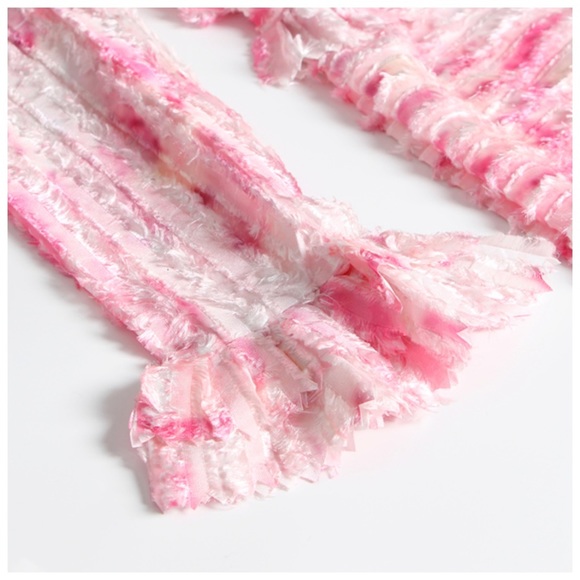 The ALESSEA Stunning Feathered Ruffle Dress - Picture 8 of 8